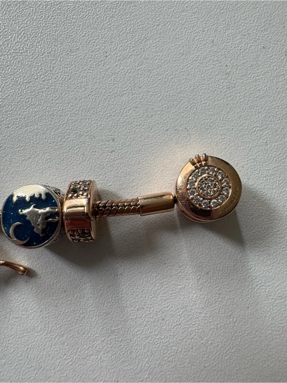 Rose Gold Pandora Charm Bracelet - Picture 8 of 13